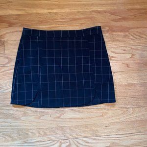 Brandy Melville Black Square Pattern Skirt